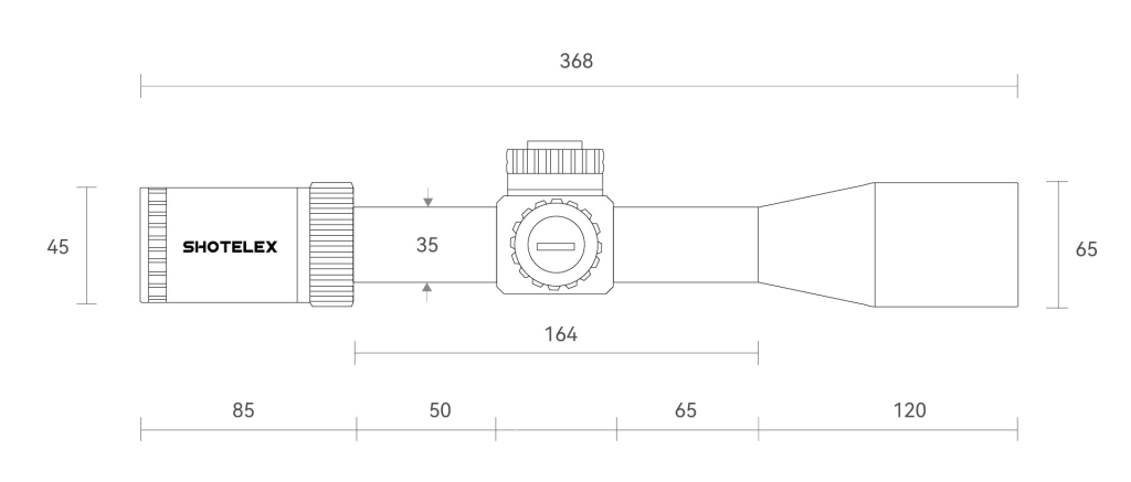 high precision riflescope design detail